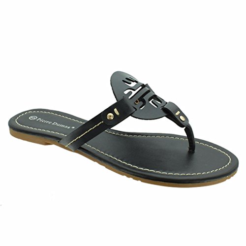 Pierre Dumas Lily-13 Ornamental Cut-Out Thong Fashion Sandals