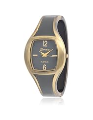 Brinley Co. Womens Stainless Steel Cuff Watch
