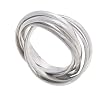 SilverBin Sterling Silver High Polish Interlocked Rolo Rings