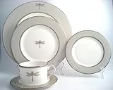 IMAGE OF Kate Spade June Lane Platinum 5 Piece Place Setting