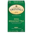 Twinings Irish Breakfast Tea, Tea Bags, 20-Count Boxes (Pack of 6)
