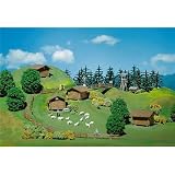 Faller 272531 - 4 Heustadel mit Wald-Ausschmueckungsteile