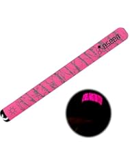 Sports: BSeenTM 2ed Generation LED Slap Band, Patented Heat sealed design, Glow in the Dark, Water/sweat resistant, highly reflective printing, artistic designs, fashion meets safety (Pink-Design II) - Ming D&Y Inc