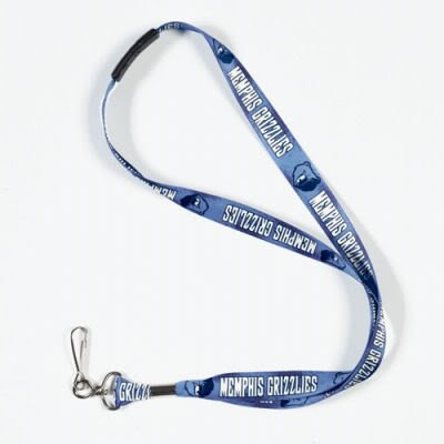 Memphis Grizzlies Official Logo Lanyard Keychain