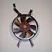 83-87 MAZDA 626 A/C CONDENSER FAN SHROUD ASSEMBLY (1983 83 1984 84 1985 85 1986 86 1987 87) M190912 G03061710A Image
