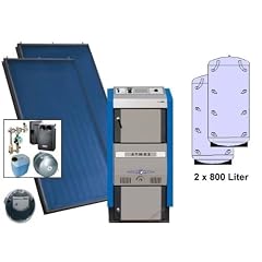 ATMOS 23 kW Holzvergaser Holzkessel mit Solaranlage