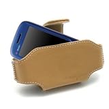 Tan Leather Pouch Holster Case for T-Mobile HTC Wing by Incipio