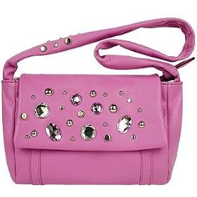 Maschera Cyclamen Pink Sparkling Rhinestone Evening Bag