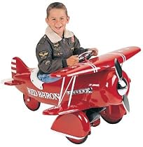RED BARON PEDAL BI-PLANE by Air Flow Collectibles