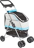 Skyline Pet Stroller with Detachable Carrier