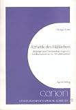 Produkt-Bild: &Auml;sthetik des H&auml;sslichen: Beitr&auml;ge zum Verst&auml;ndnis negativer Ausdrucksformen im 19. Jahrhundert