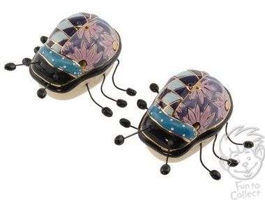 Buy Clayworks Love Bugs Blue Salt & Pepper Shaker Set