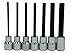 Williams Tools WSBS-7LRC - Non-Impact Socket Set - Imperial Measurement System, Number of Sockets: 7 PC, Bit Shaft Style, 3/8 in Drive Size, Hex Bit Socket Points, 6 in Overall Length, No