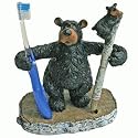 Willie Black Bear Toothbrush or Pen Pencil Holder (Great Office Desk Decor) 6.5"