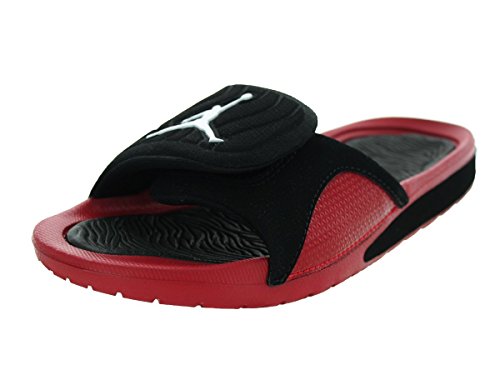 Nike Jordan Kids Jordan Hydro 4 Bg Black/White/Gym Red Sandal 7 Kids US
