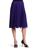 HALSTON HERITAGE Women's Pleated Skirt, Purple, 6