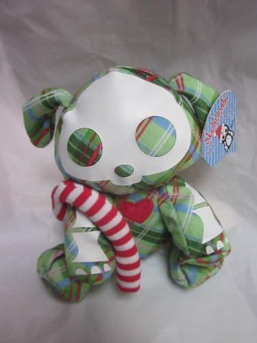 SKELANIMALS XMAS Green 6" Plush With Candy Cane