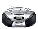 Grundig RRCD 3720 DEC tragbarer Radiorekorder Radio CD USB silber-schwarz