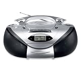 Grundig RRCD 3720 DEC - Boombox - radio / CD / MP3 / SD/MMC digital player / USB flash player/recorder / cassette - WMA, MP3 - black, silver