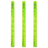 Cosmos® 3PCS of Reflective Snap Pop Band Bracelets Pant Cuff Strap for Cycling / Bike / Running / Walking (Neon Yellow)