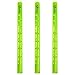 Cosmos® 3PCS of Reflective Snap Pop Band Bracelets Pant Cuff Strap for Cycling / Bike / Running / Walking (Neon Yellow)