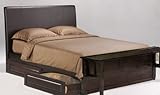 Coriander Twin Platform Bed w/ Dark Chocolate Finish + 4-Drawer Set & Footboard Bench Coriander Twin Platform Bed w/ Dark Chocolate Finish + 4-Drawer Set & Footboard Bench