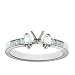 Price Comparison : 14k White Gold Prong Set Baguette Diamond Engagement Ring Setting (1/3 ct tw, I, I1)