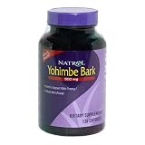 Natrol Yohimbe, 500 mg, 135 Capsules (Pack of 3)