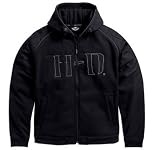 Harley-Davidson® Men's Windproof Hooded Fleece Jacket-LIMITED EDITION. Reflective. Embroidery. 97345-10VM