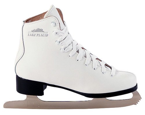 Childrens Toyshop  Toys : Lake Placid Leather Lined Figure Ice Skates - White - UK8