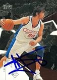 Marko Jaric Autographed/Hand Signed Basketball Card (Los Angeles Clippers) 2003 Upper Deck Black Dia