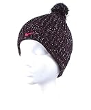 Nike "Metallic Knit" Pom Pom Beanie (Size 7/16) - black, 7 - 16