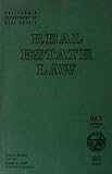 img - for California Real Estate Law book / textbook / text book