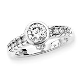 14K White Gold 1 1/4 ct. Diamond Engagement Ring