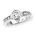 Jewelry : 14K White Gold 1 1/4 ct. Diamond Engagement Ring
