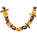 Multicolor Amber Bead Necklace, 21