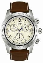 Tissot V8 Steel Chronograph Brown Mens Watch T36.1.316.72