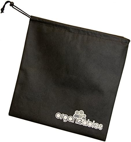 Organizables Women's Shoe Bag, 15-Inch Wide by 15-Inch Long, Black