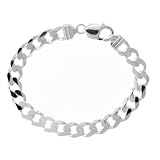 Solid Sterling Silver Cuban Link Bracelet 30 Grams