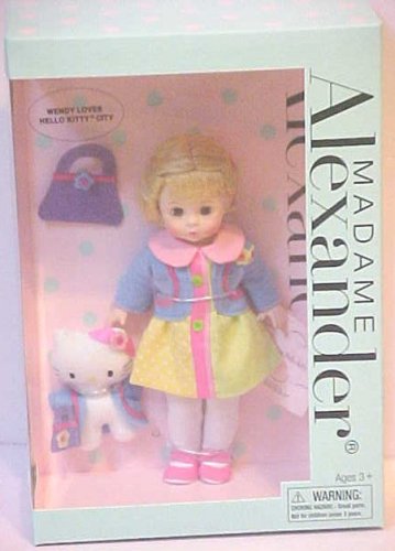Childrens Toyshop  Toys : Madame Alexander Wendy Loves Hello Kitty Doll Set