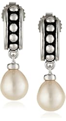 Honora "Pallini" White Freshwater Cultured Pearl Dangle Earrings