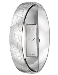 Calvin Klein Element Double Bangle Monogram Womens Quartz Watch K5023416