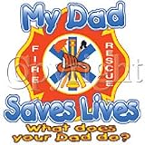 My Dad Saves Lives Youth Sweatshirt