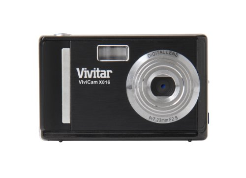 Vivitar Vivicam X016 10.0 Megapixel Digital Camera - Black (10MP, 1.8'' Screen, 4x Zoom)