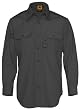 Black Poly / Cotton Ripstop LS Tactical Dress Shirt