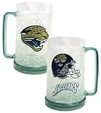 Jacksonville Jaguars Crystal Freezer Mug Set of 4