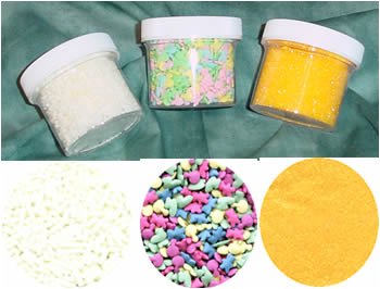 Baby Shower Cake Decorations - Baby Shaped Edible Candy Sprinkles Package (3 pcs) SAVE... by Decopac