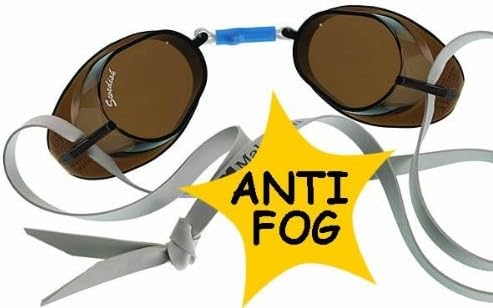 Malmsten Swedish Goggles, Tinted with Anti-Fog Brown brown Size:Unisex by Sport Thieme