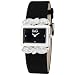 D&G Ladies 800 Quartz Watch DW0493 With Black Rectangular Analogue DialAnd Black Fabric Strap