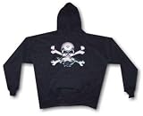 Skull With Rose Alchemy Guild Design Hoodie